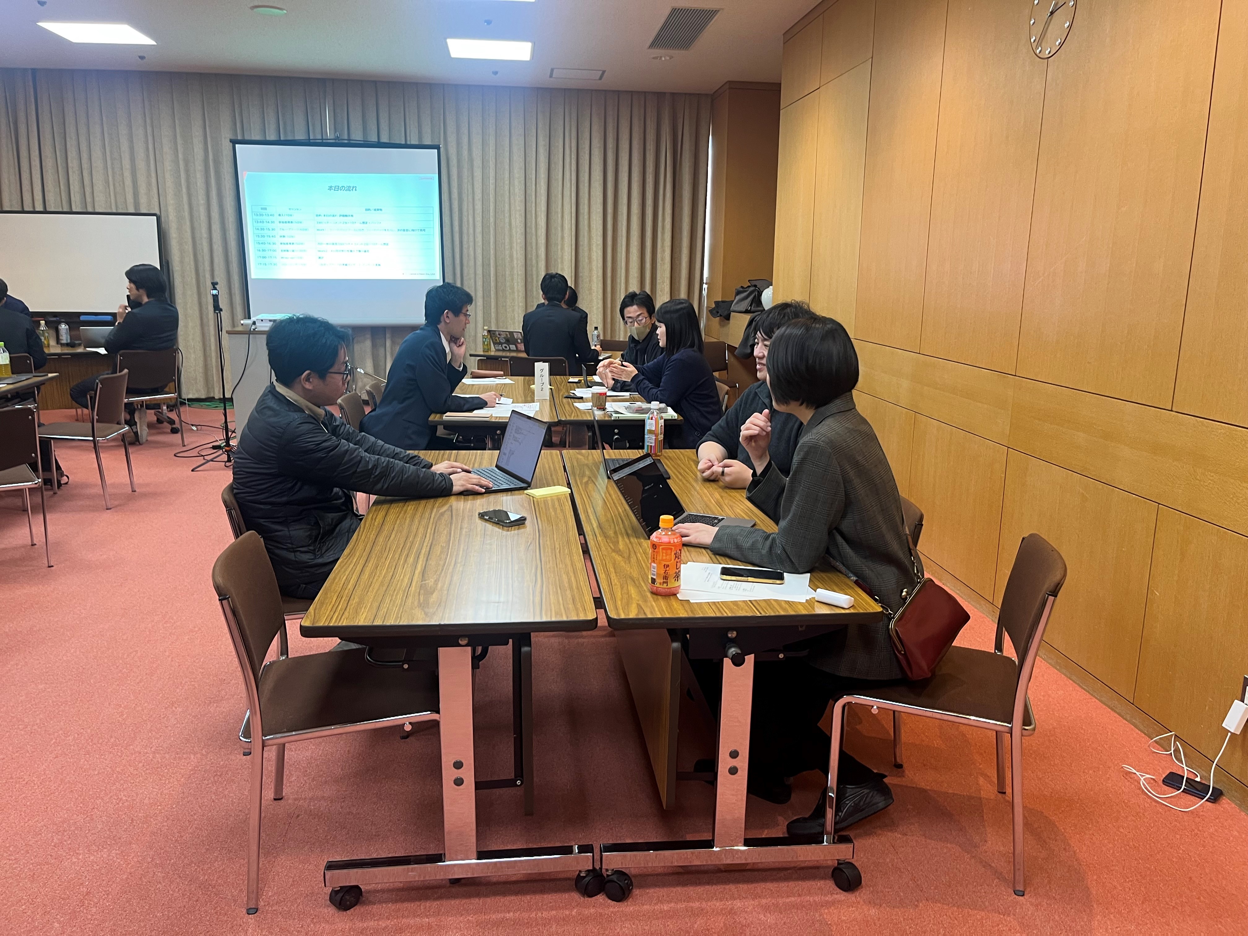 ワークショップの様子の写真