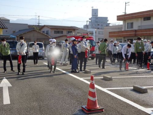 防災訓練の様子の写真