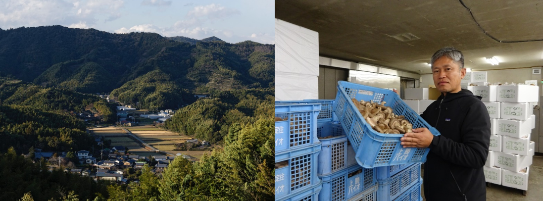 協同組合マッシュ櫛渕浜田氏の写真