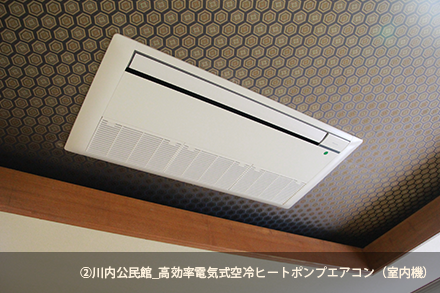 川内公民館_高効率電気式空冷ヒートポンプエアコン（室外機）