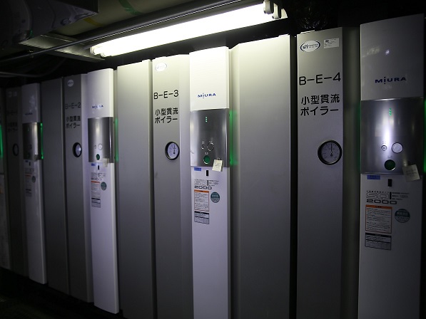 高効率小型貫流ボイラー