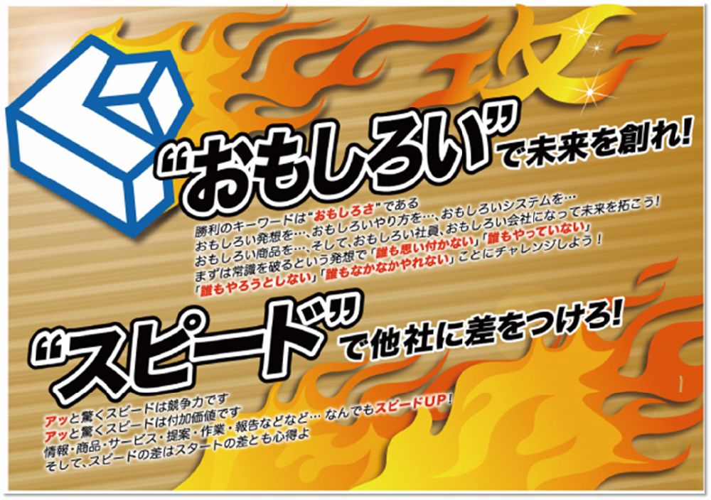 おもしろいとスピード