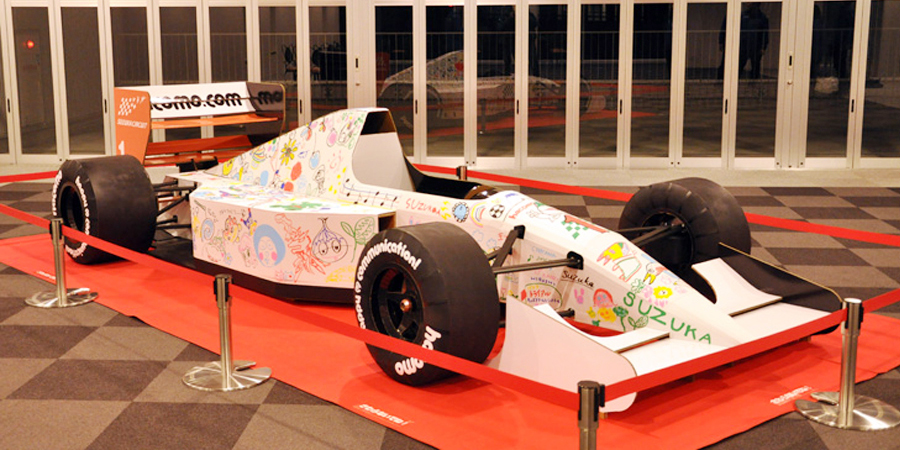 鈴鹿サーキットで展示された原寸大F-1