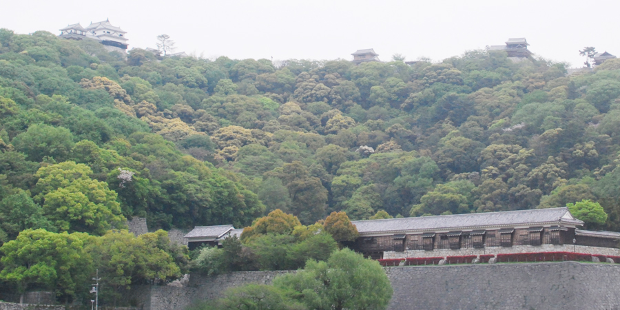 松山市内の風景