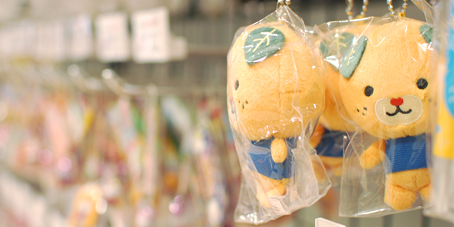 店内に並ぶ商品