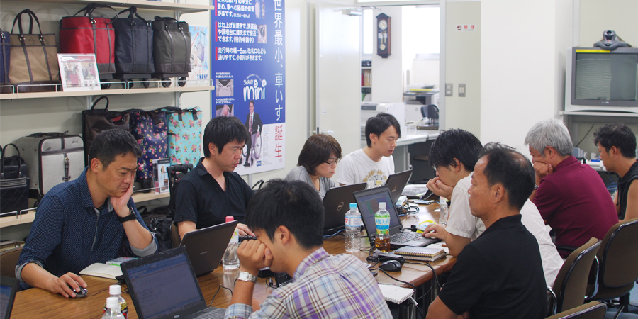 社内のミーティングの様子