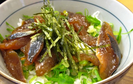 ウルメイワシの漬け丼
