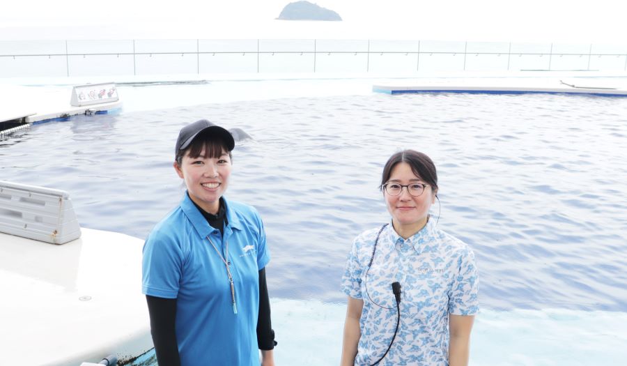 片山 豊心さん 樋口 可南子さん 四国水族館